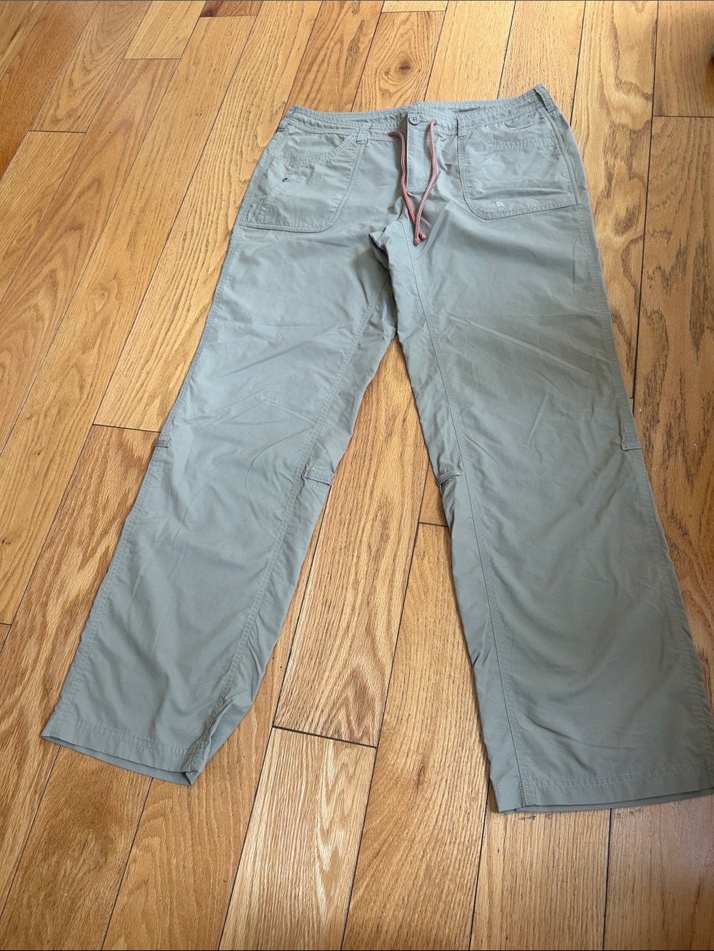 The North Face Light Sage Cropped Drawstring Ankle Pants